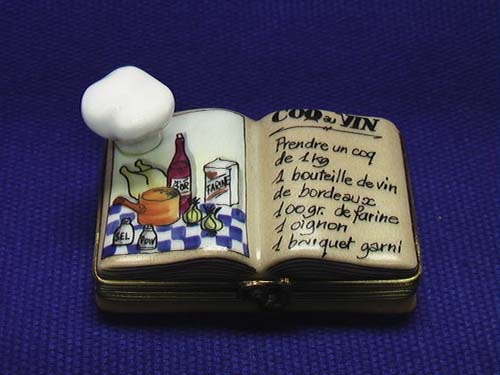 COOKBOOK W/CHEF'S HAT